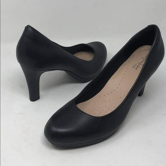 clarks platform heels